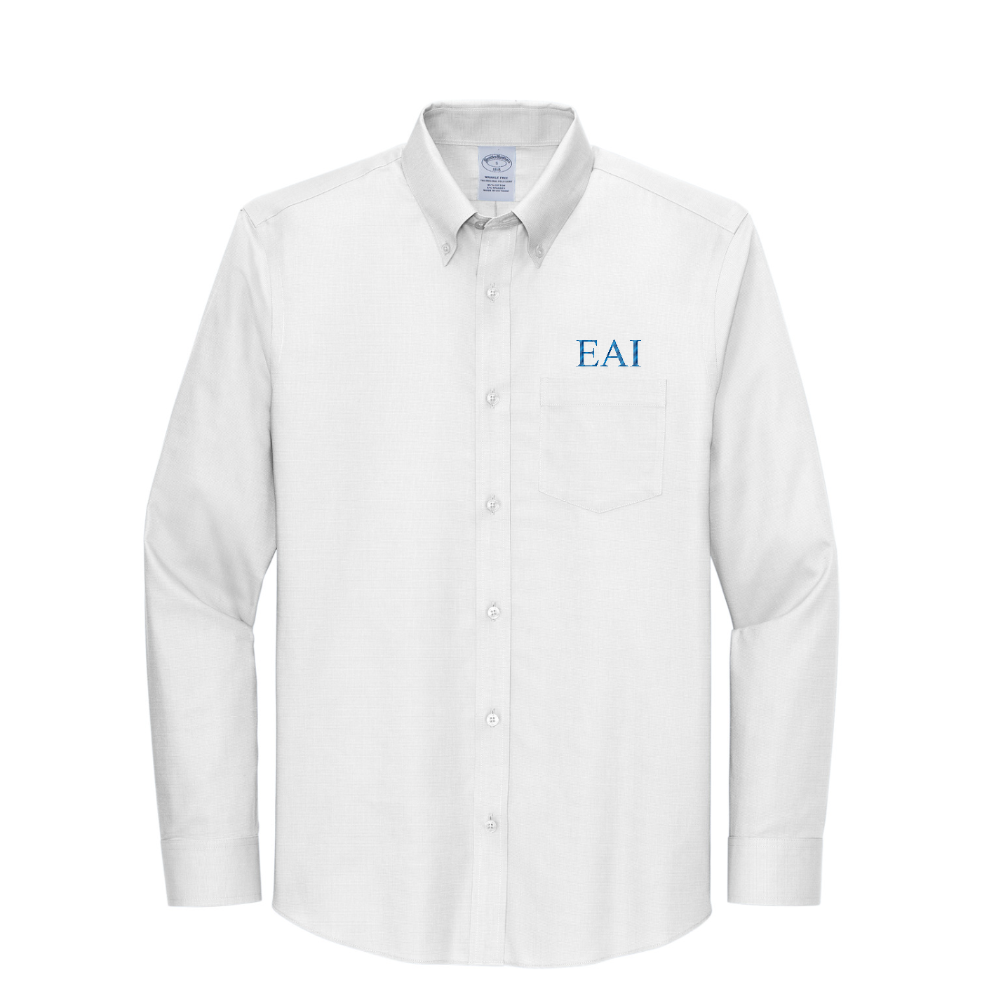 Brooks Brothers Wrinkle-Free Stretch Nailhead Shirt — White