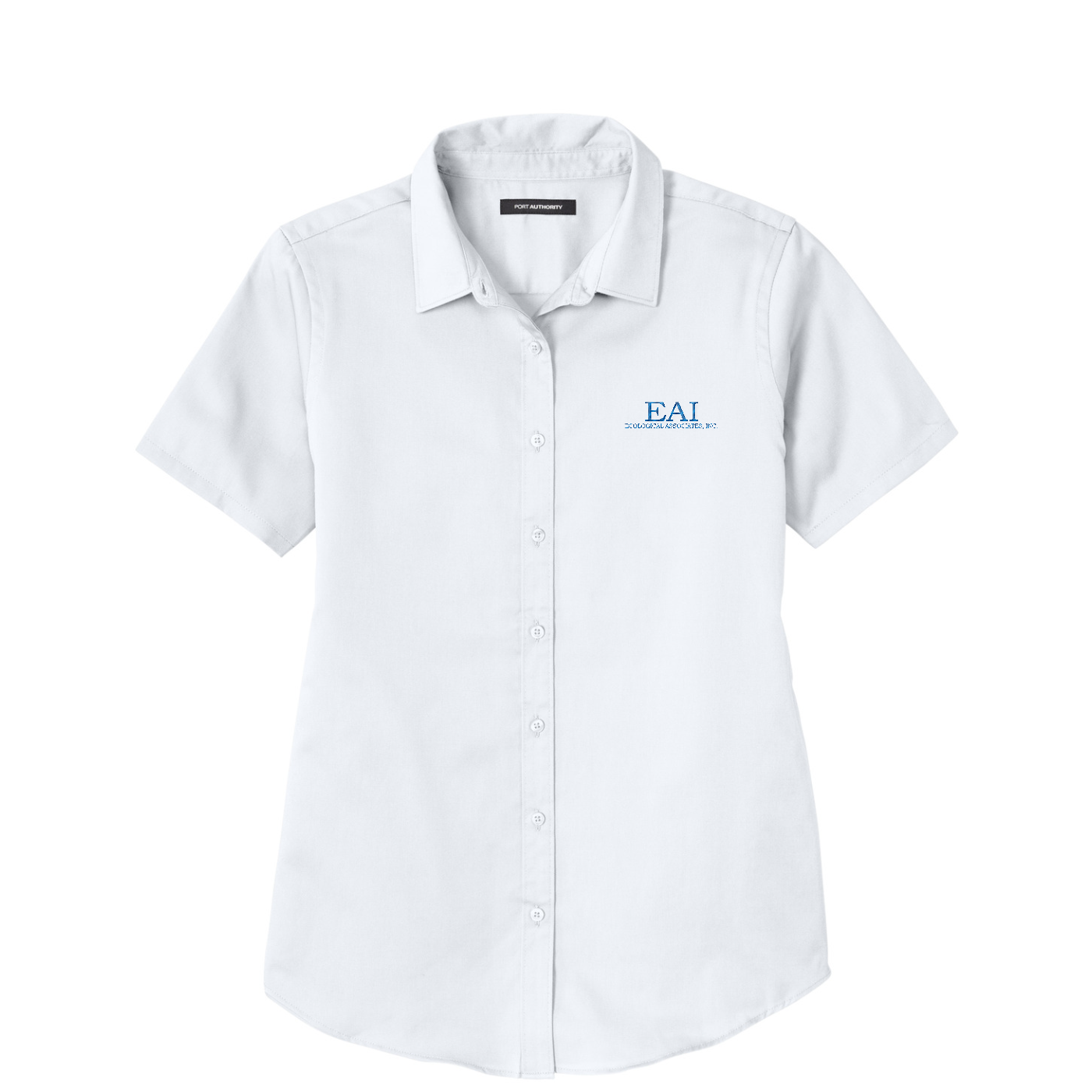 Port Authority Women's Short Sleeve SuperPro ReactTwill Shirt — White