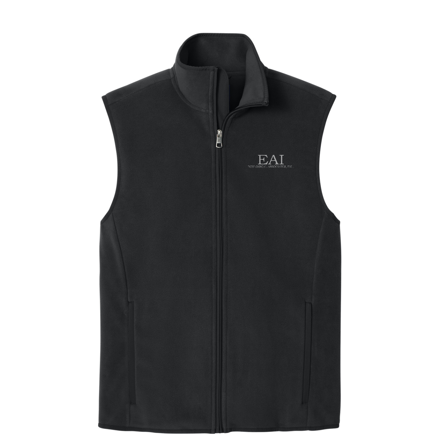 Brooks Brothers Fleece Vest — Deep Black
