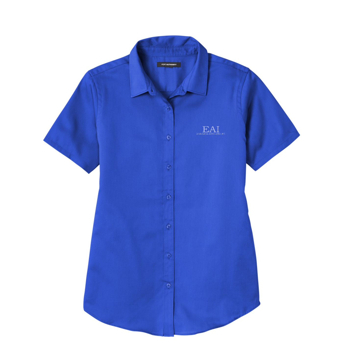 Port Authority Women's Short Sleeve SuperPro ReactTwill Shirt — True Royal