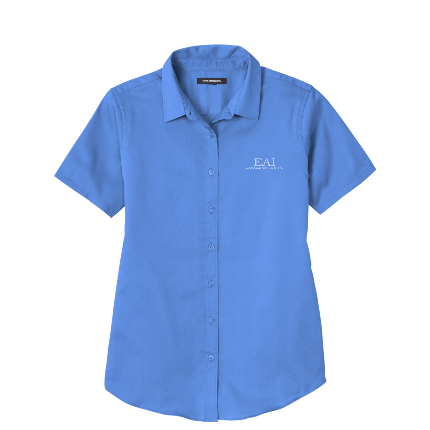 Port Authority Women's Short Sleeve SuperPro ReactTwill Shirt — Ultramarine Blue