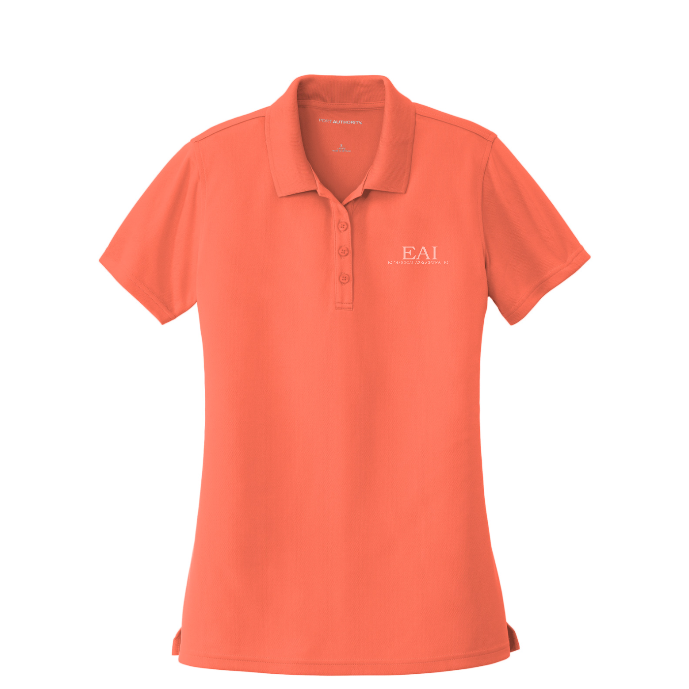 Port Authority Women's Dry Zone UV Micro-Mesh Polo — Coral Splash