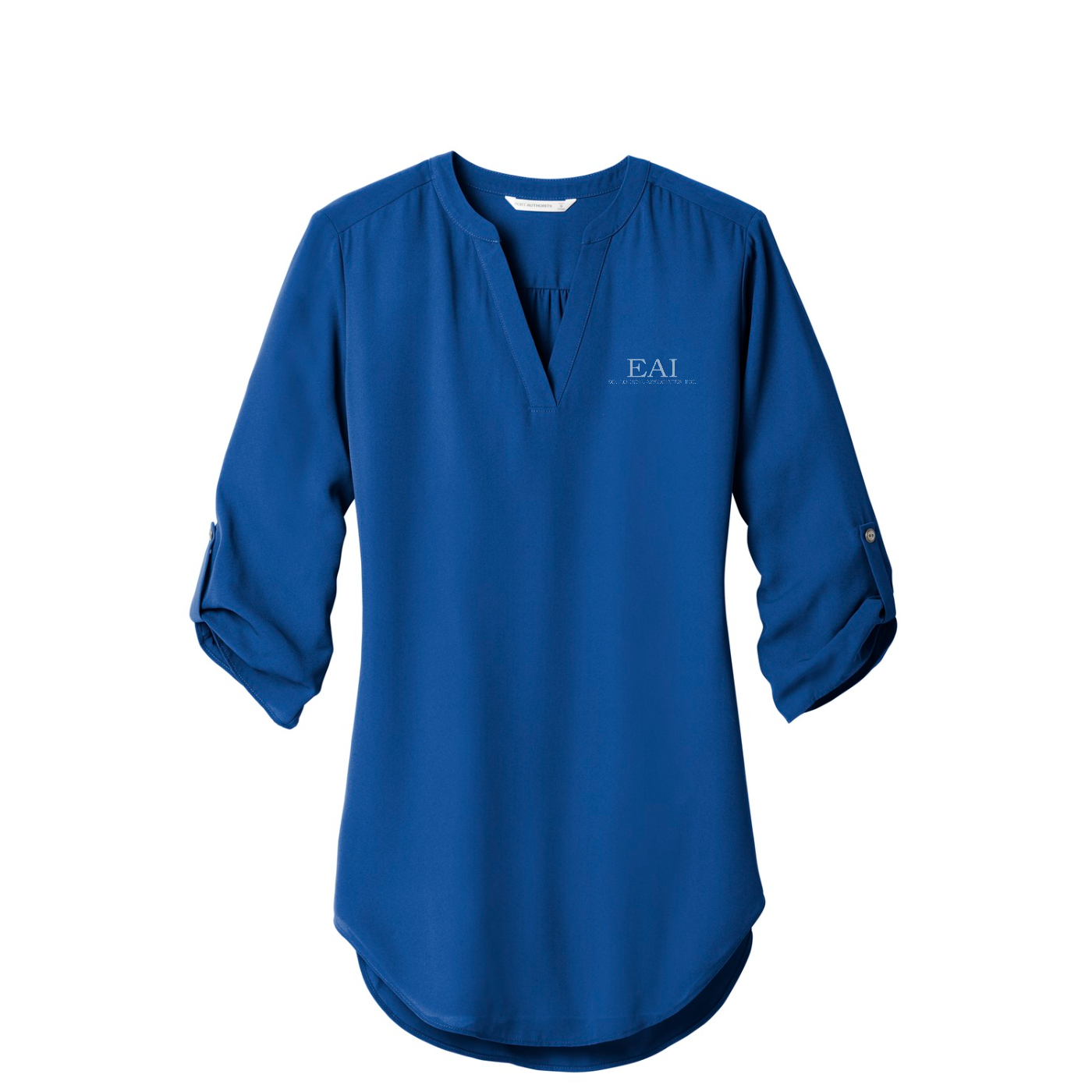 Port Authority Women's 3/4-Sleeve Tunic Blouse — True Blue