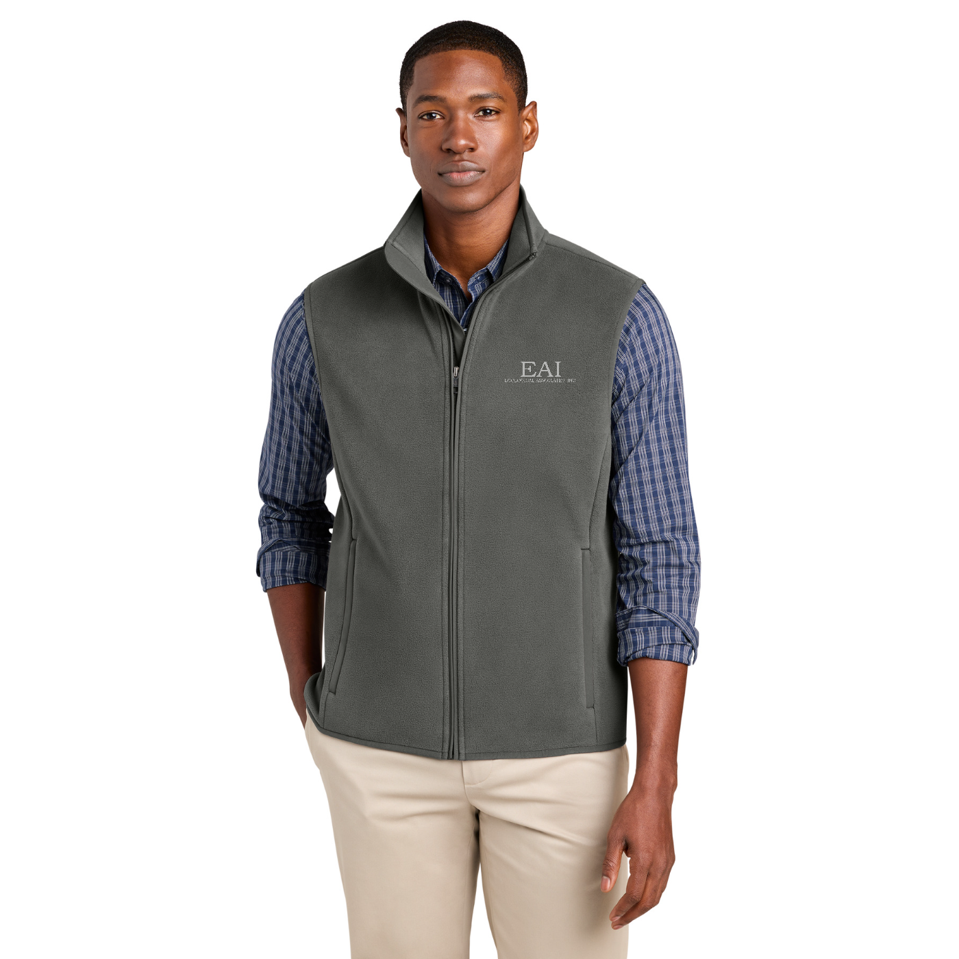 Brooks Brothers Fleece Vest — model