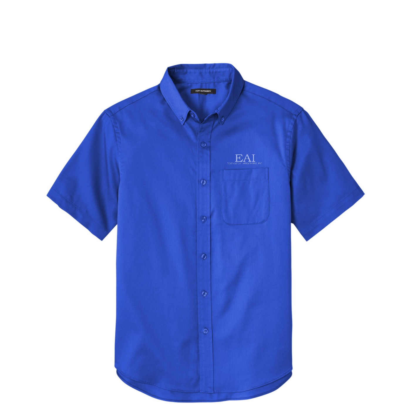 Port Authority Short Sleeve SuperPro React Twill Shirt — True Royal